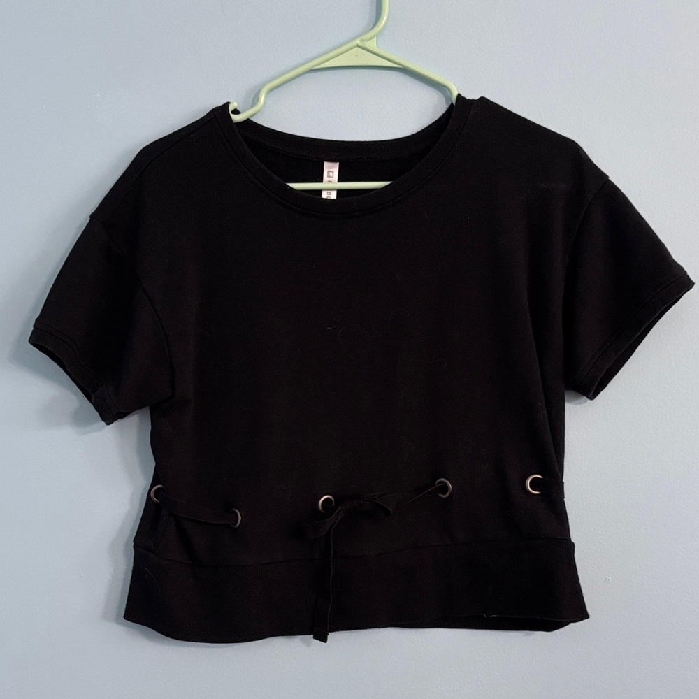 Fabletics Black Crop Top